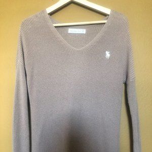 Abercrombie & Fitch V-Neck Icon Sweater